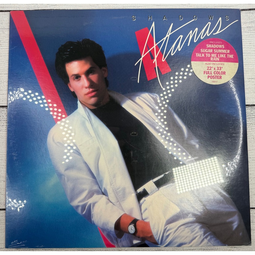 Shadows Atanas Vinyl Record LP‎ 1986 Freeway Records Sealed Vintage Album